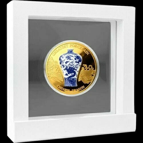 2021年ガーナ中国ドラゴン3D磁器70mm 999銀貨2トロイオンス銀貨｜WORLD RESOURCE【QUEEN店】