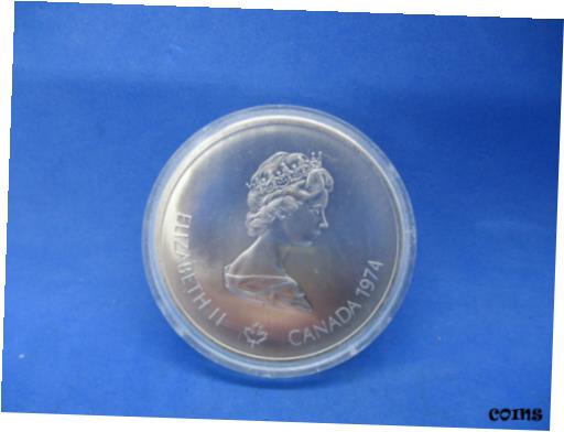 ラスト1❗️カナダモントリオール五輪1976☆世界地図☆10ドル銀貨　1973年 カナダモントリオール五輪1976☆世界地図☆10ドル銀貨1973年
