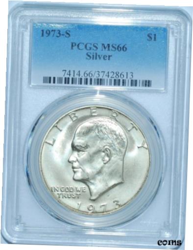 楽天市場】1974年 S $1 シルバー Unc アイゼンハワー ドル PCGS