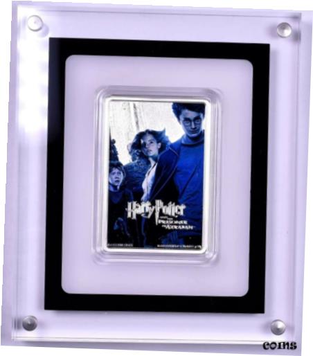 2020 ニウエ ハリー・ポッターとアズカバンの囚人 映画ポスター 1オンス シルバーバー2020 Niue Harry Potter And The Prisoner Of Azkaban Movie Poster 1 oz Silver Bar画像