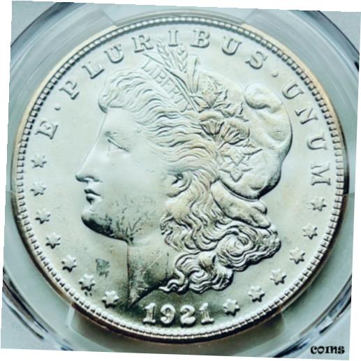 1921-S MS61 PCGS モーガン シルバー ドル!燃えるような光沢！超下級生！1921-S MS61 PCGS MORGAN SILVER DOLLAR! BLAZING LUSTER! SUPER UNDERGRADE!画像