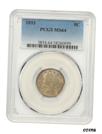 大注目 アンティークコイン コイン 金貨 銀貨 送料無料 1893 5c PCGS