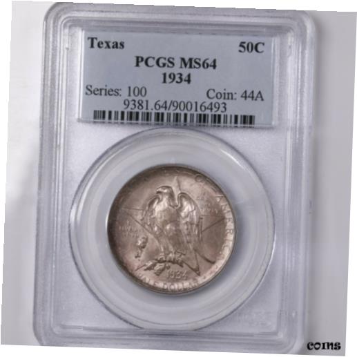 アンティークコイン コイン 金貨 銀貨 [送料無料] 1934 Texas 50C PCGS