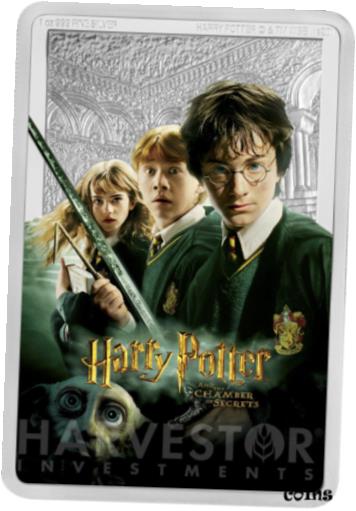 2020 ハリー・ポッターと秘密の部屋 - ポスターコイン - 1オンス銀貨2020 HARRY POTTER AND THE CHAMBER OF SECRETS - POSTER COIN - 1 OZ. SILVER COIN画像