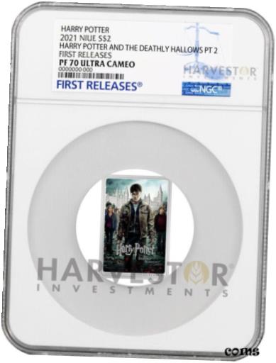 ハリー・ポッターと死の秘宝 パート 2 ポスターコイン - NGC PF70 初回リリースHARRY POTTER AND THE DEATHLY HALLOWS PART 2 POSTER COIN - NGC PF70 FIRST RELEASE画像