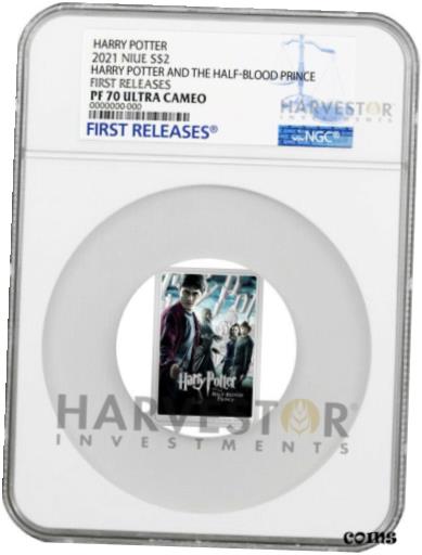 2021 ハリー・ポッターと謎のプリンス ポスターコイン - NGC PF70 初回リリース2021 HARRY POTTER AND THE HALF-BLOOD PRINCE POSTER COIN - NGC PF70 FIRST RELEASE画像