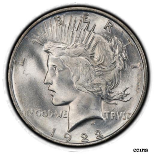 楽天市場】アメリカピース 1ドル銀貨 1922年 極美品 : 紅林コイン