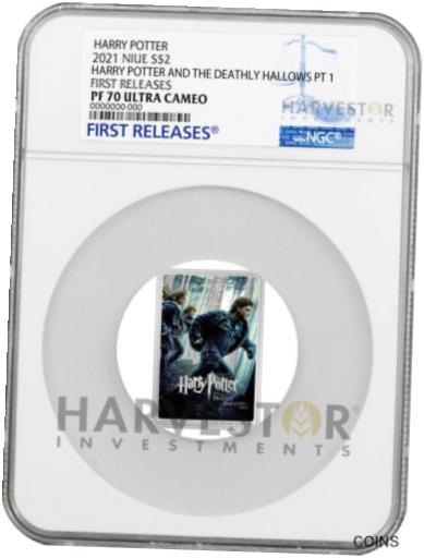 ハリー・ポッターと死の秘宝 パート 1 ポスターコイン - NGC PF70 初回リリースHARRY POTTER AND THE DEATHLY HALLOWS PART 1 POSTER COIN - NGC PF70 FIRST RELEASE画像