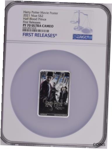 ハリー・ポッターと謎のプリンス ポスターコイン 2021 NGC PF70 初版HARRY POTTER AND THE HALF-BLOOD PRINCE POSTER COIN 2021 NGC PF70 FIRST RELEASE画像