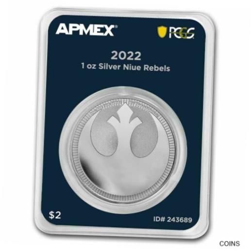 2022 ニウエ 1 オンス Ag $2 スター・ウォーズ: 反乱者たち FIRST STRIKE(プレミア + PCGS FS)2022 Niue 1 oz Ag $2 Star Wars: Rebels FIRST STRIKE(Premier + PCGS FS)画像