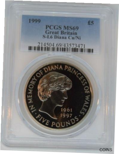 楽天市場】DIANA ダイアナ妃 50セント 1961-1997 白銅貨 1997年
