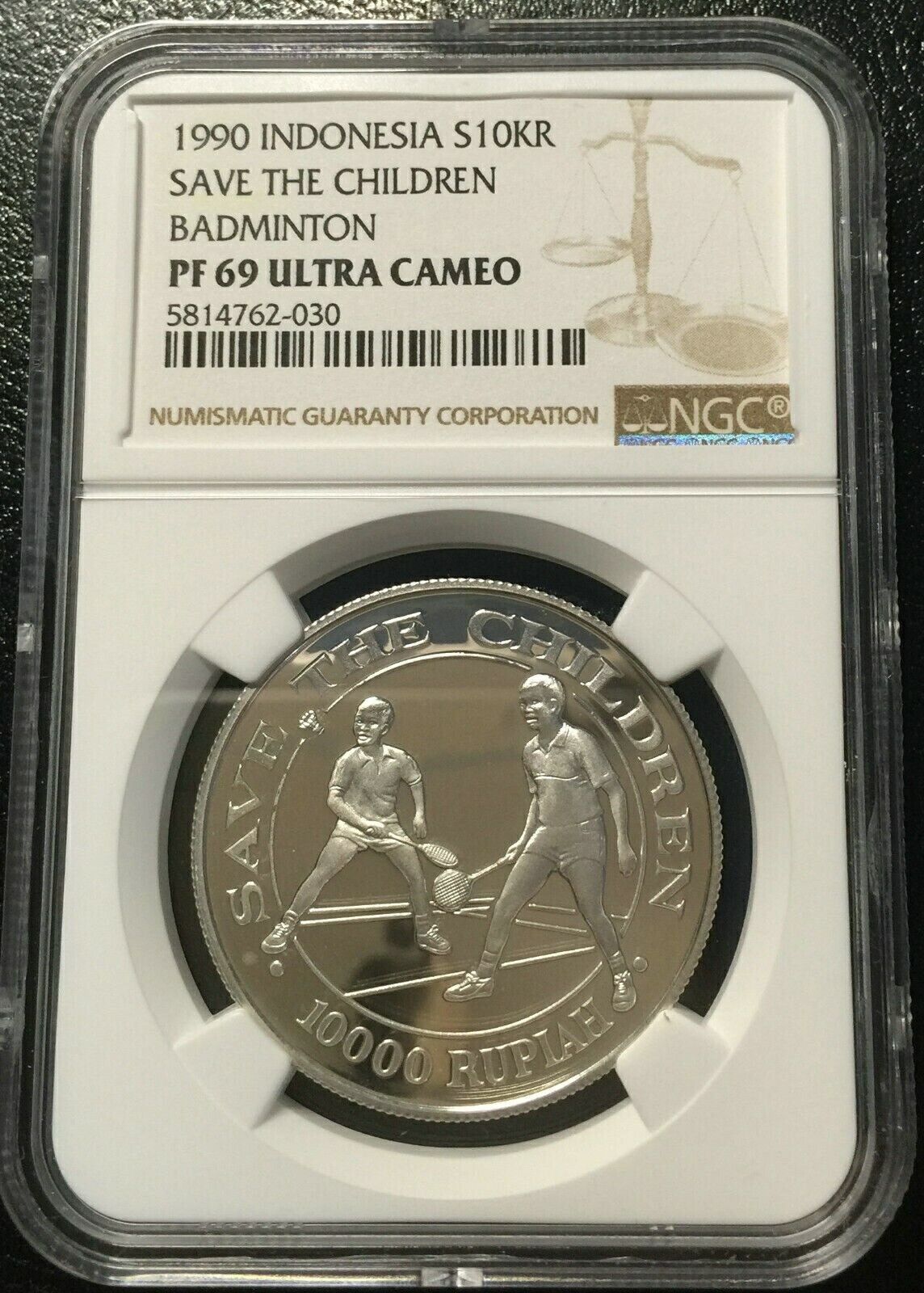 インドネシア　1974年　プルーフ銀貨　2枚 インドネシア 1974年 プルーフ銀貨 2枚
