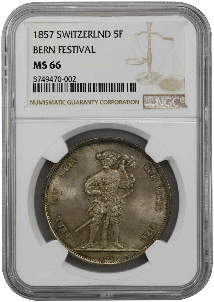 楽天市場】スイス 5フラン銀貨 1967年 未使用 : 紅林コイン