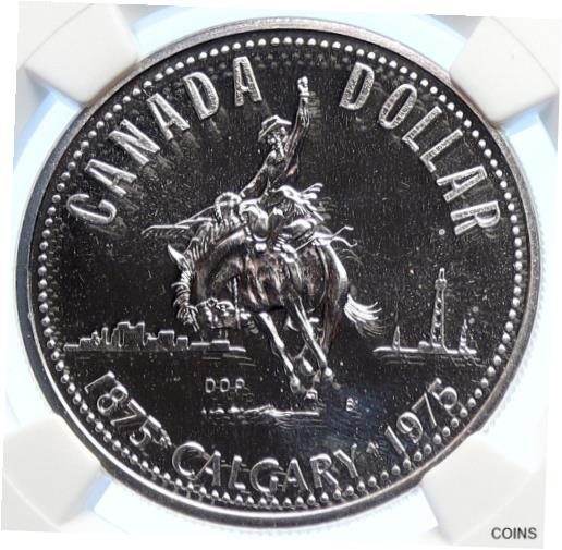 楽天市場】カナダ 1963年 エリザベス2世 1ドル銀貨 NGC PL67UC