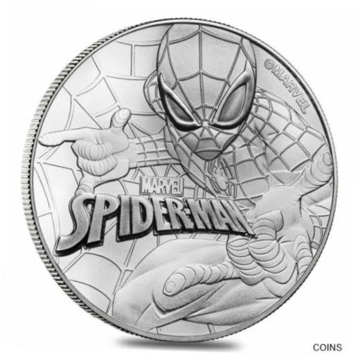 ちびコインスパイダーマン1オンス純銀 楽天市場】2023 ニウエ マーベル スパイダーマン 1オンス