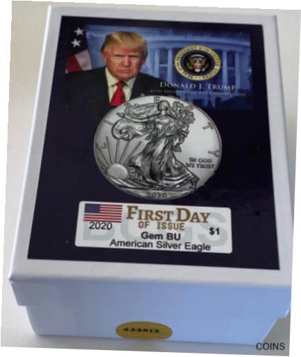 限定500枚☆MAKE AMERICA GREAT トランプ大統領2020 銀貨 限定版】MAKE AMERICA GREAT トランプ大統領2020 銀貨