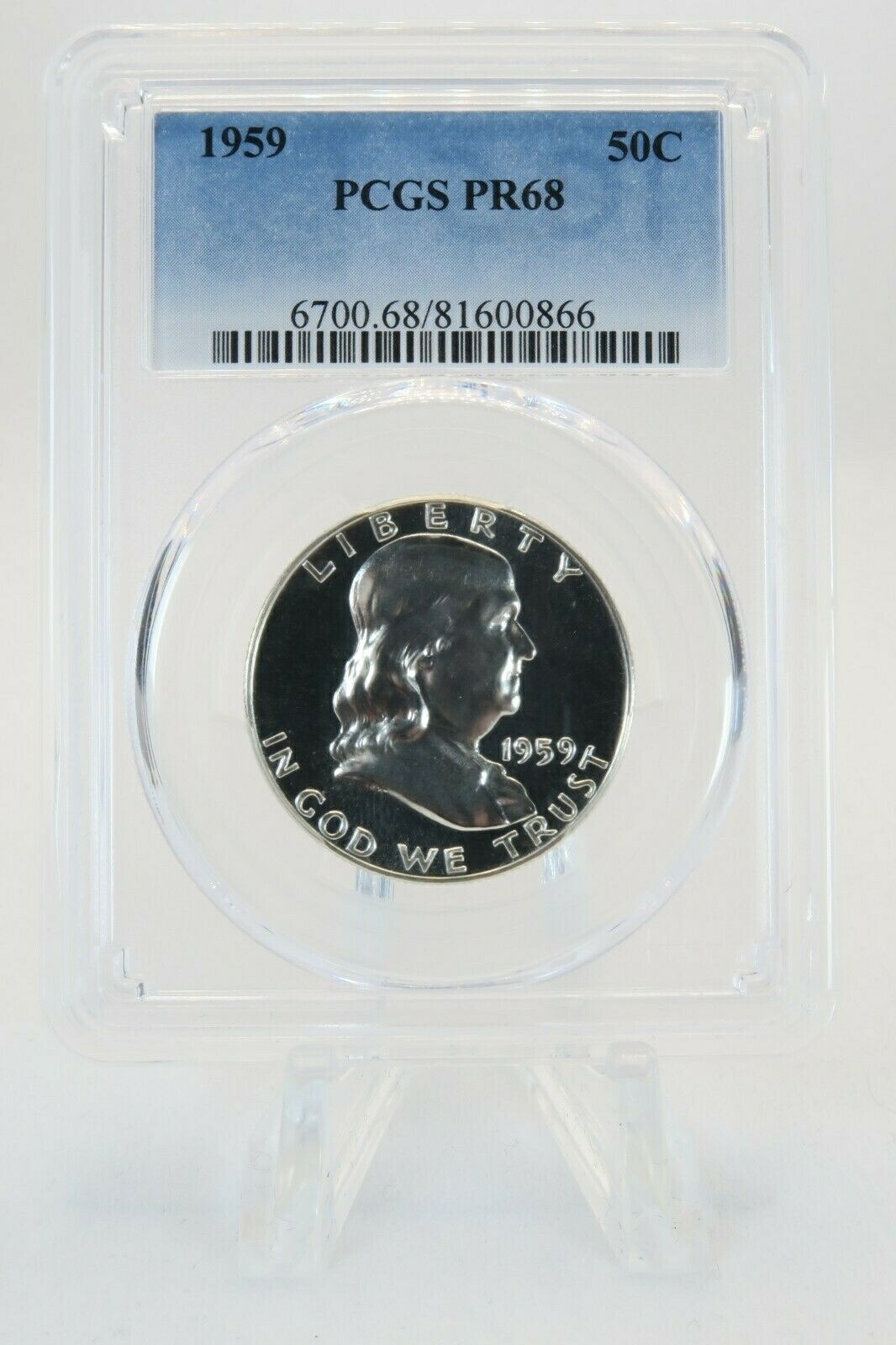 ☆大人気商品☆ アンティークコイン コイン 金貨 銀貨 送料無料 1959-P PCGS PR68 Franklin
