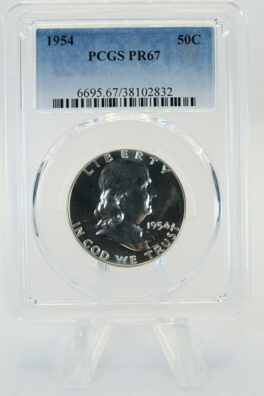 超話題新作 アンティークコイン コイン 金貨 銀貨 送料無料 1954-P PCGS PR67 Franklin Half Dollar Proof 50C nrsports.com.br