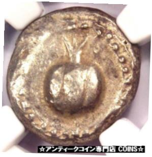 【極美品/品質保証書付】 アンティークコイン コイン 金貨 銀貨 [送料無料] Pamphylia Side AR Stater Pomegranate Athena Coin 400 BC. Certified NGC Choice XF画像