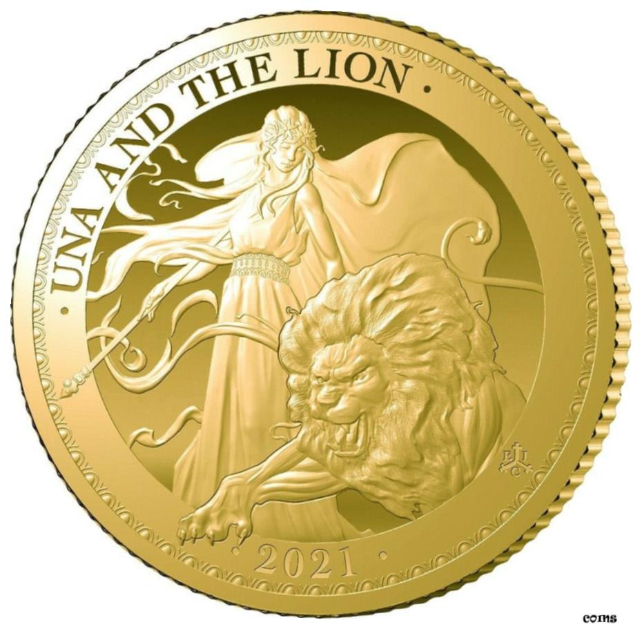 2021 セントヘレナ ウナとライオン £1プルーフ銀貨 NGC PF69UC⑤ 2021年 セントヘレナ ウナとライオン マスターピース | Antique