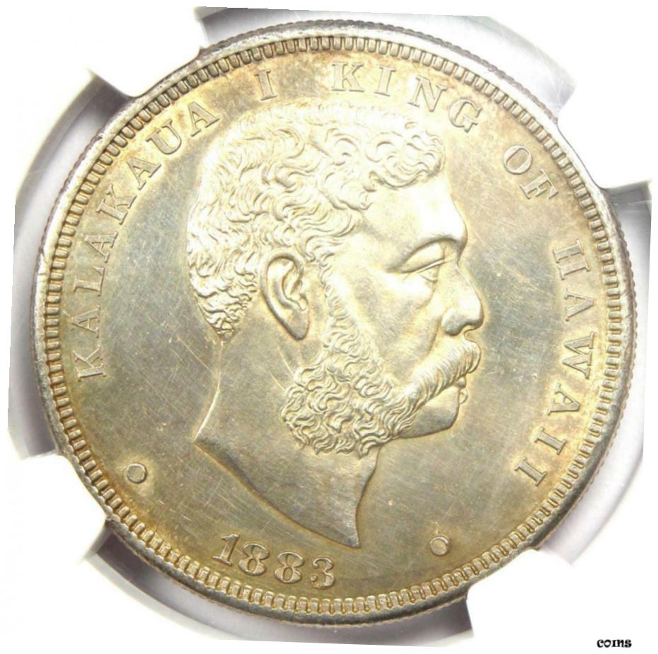 1883年　ハワイ王国　1ダイム銀貨　カラカウア王 1883年 ハワイ王国 1ダイム銀貨 カラカウア王 - メルカリ