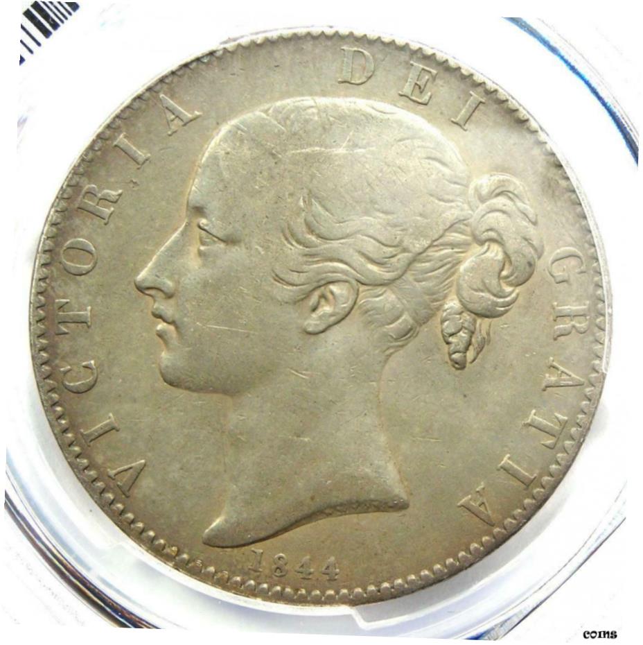 イギリス　クラウン銀貨（1847年）ヴィクトリア女王ヤングヘッド 1847年 英国 ヤング・ヘッド ヴィクトリア女王 クラウン銀貨