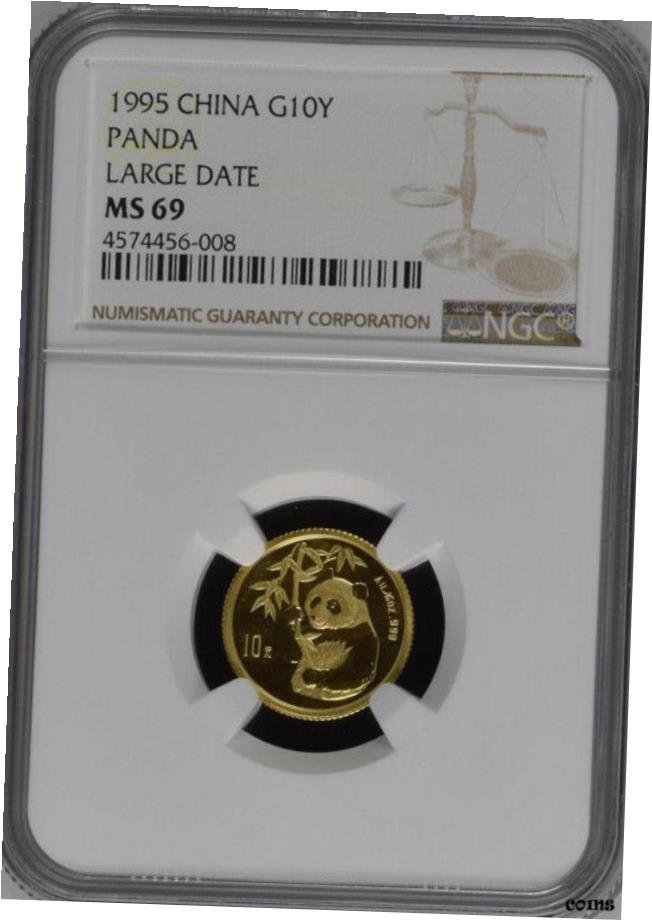 NGC鑑定済　1984年パンダ金貨1/4オンス　純金約7.7g NGC鑑定済 1984年パンダ金貨1/4オンス 純金約7.7g