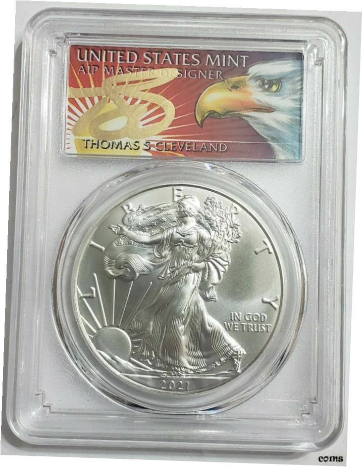 SALE／95%OFF】 アンティークコイン コイン 金貨 銀貨 送料無料 2021-P AND 2021-S Silver Eagle PCGS  MS 70 First Strike Emergency Issue Type