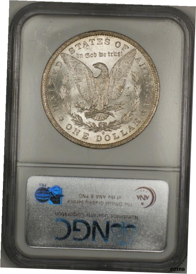 アンティークコイン コイン 金貨 銀貨 [送料無料] 1884年-O モーガンシルバードル $1 コイン NGC MS-63 美しくトーン オブバース  （ 11 F ）- Show Original Title コレクション