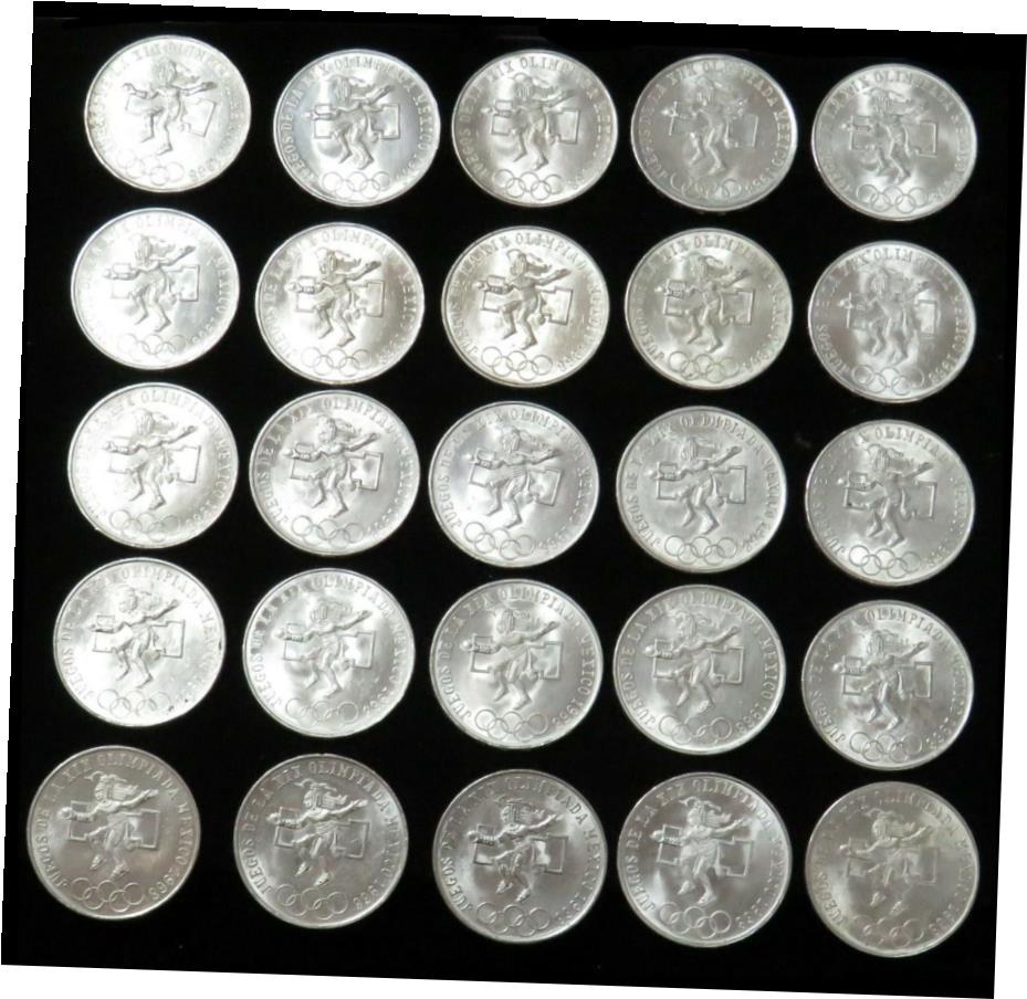 楽天市場】【メキシコ】 メキシコオリンピック 25ペソ銀貨 1968