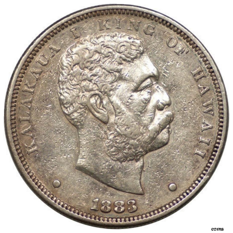 ハワイ 1/4 クォーター コイン カラカウア王 1883年 銀貨 楽天市場】1883 ハワイ クォーター カラカウア I VF : 世界の