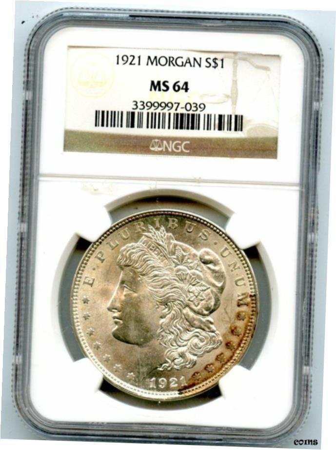 漆黒 最終年 1921 モルガン ダラー リバティ銀貨 PCGS MS63 銀貨 楽天市場】PCGS MS63 モルガンダラー モルガン1ドル銀貨 1921年