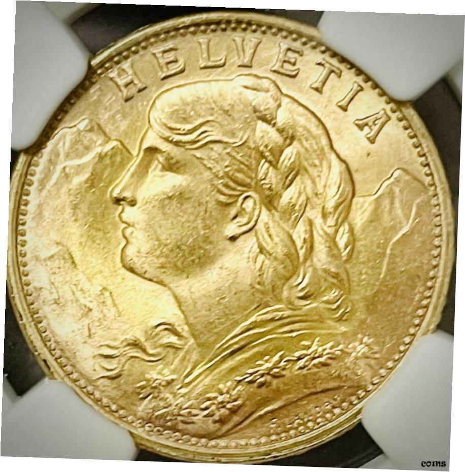 【激レア MS66★】1927 スイス 金貨 ブレネリ 20フラン NGC 激レア MS66☆】1927 スイス 金貨 ブレネリ 20フラン NGC - メルカリ