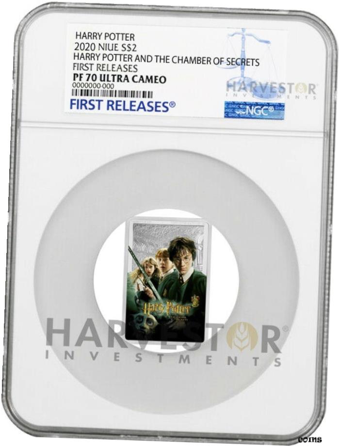 ハリー・ポッターと秘密の部屋 - ポスターコイン - NGC PF70 初回リリースHarry Potter and the Secret Chamber - Poster Coin - NGC PF70 First Release画像