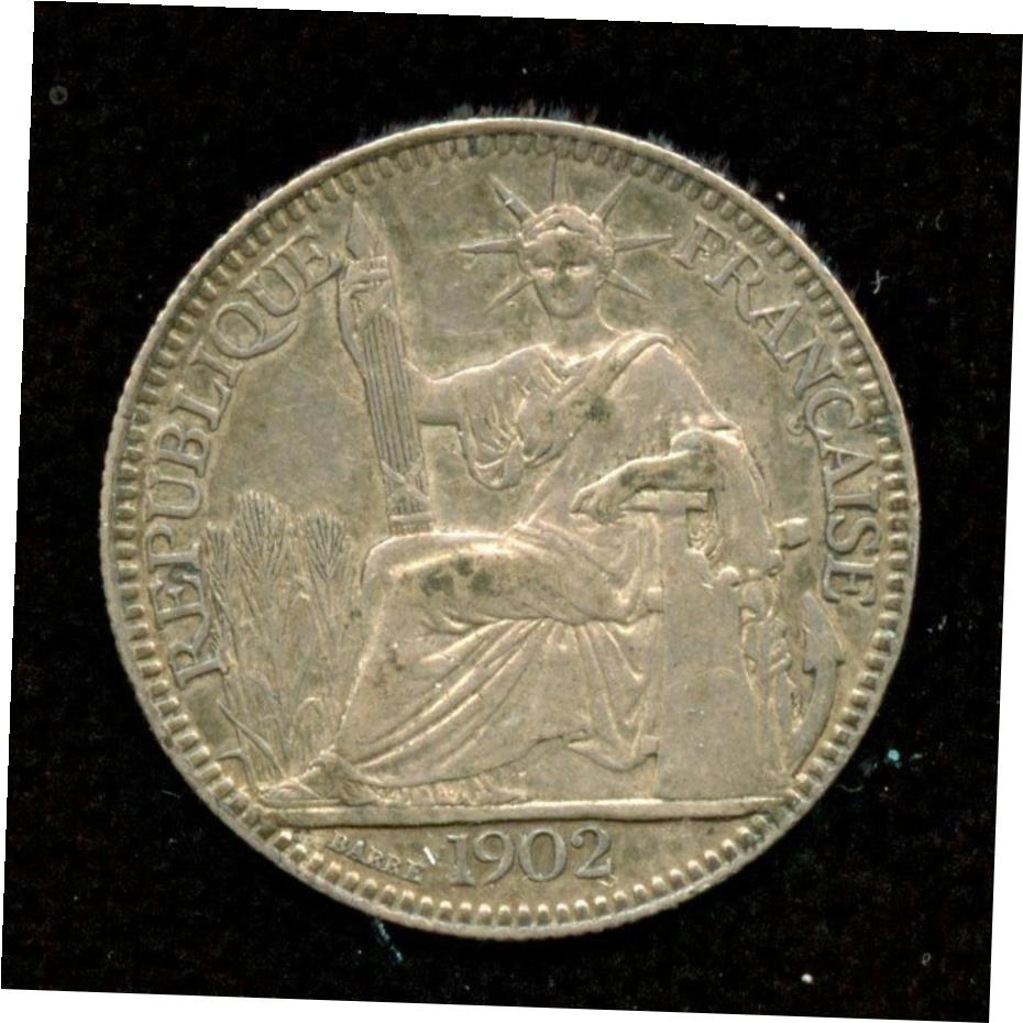楽天市場】フランス領インドシナ銀貨 貨幣 1ピアストル銀貨 1898
