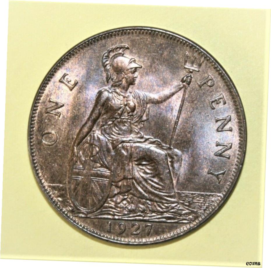 楽天市場】イギリス貨幣 1ペニー 青銅貨 ジョージ5世