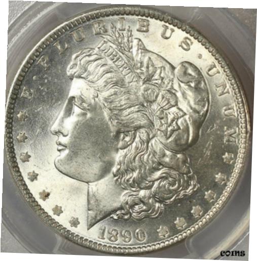 【楽天市場】【極美品/品質保証書付】 アンティークコイン 硬貨 1890 $1 MS65 PCGS-RARE-ONLY 46 IN