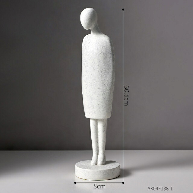 オブジェ 【立ち白い女性】カップルスタチュー家の装飾セラミックフィギュアモデルモダンなリビングルームの装飾抽象的な恋人の彫刻デスクトップアクセサリーギフト 【Standing-white lady】Couple Statue Home Decor Ceramic Figure Model Modern Living Room Decoration Ab｜Vivito通販 -輸入雑貨と生活用品-