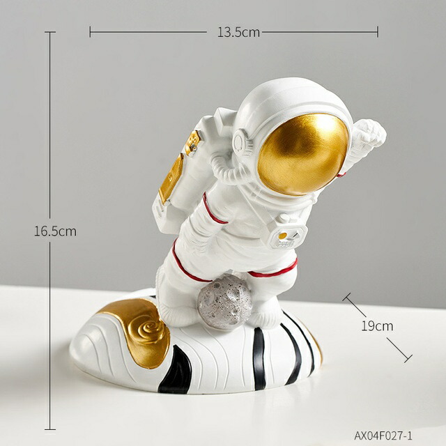 オブジェ 【ゴールデン】宇宙飛行士の置物クリエイティブワインラック北欧スタイルの家の装飾アクセサリー彫刻リビングルームワインホルダー新年の贈り物 【Golden】Astronaut Figurines Creative Wine Rack Nordic Style Home Decoration Accessories Sculpture Living Room