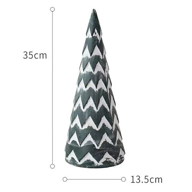 オブジェ 【35cm-ラージA】クリスマスツリーモデルフィギュアリビングルームオフィスクリスマスデコレーションホームアクセサリー北欧クリエイティブギフト子供部屋デコレーション 【35cm-Large A】Christmas Tree Model Figurines Living Room Office Christmas Decorate Ho