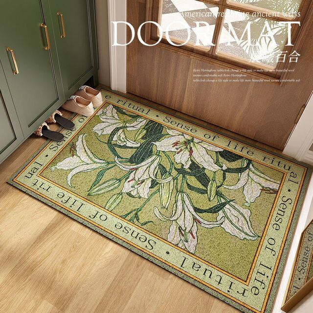 【楽天市場】オブジェ 【B】北欧ホームウェルカムドアマット滑り止めマットキッチンマットフロアマット室内保護フロアマットラグとリビングルーム用