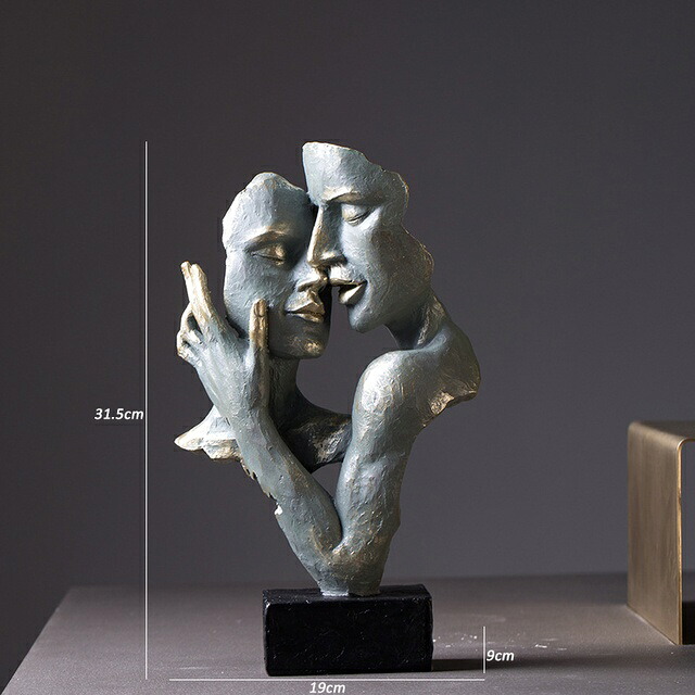 オブジェ 【マスクタイプA】ResinStatuesNordic Figure Art Sculpture Abstract Figurines for InteriorOfficeDesk装飾家の装飾アクセサリー 【Mask Type-A】Resin Statues Nordic Figure Art Sculpture Abstract Figurines for Interior Office Desk Decorative Home Decora