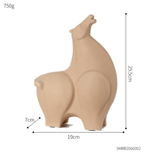 オブジェ 【25.5cm-ブラウンB】ヨーロピアンデコレーション馬像デコレーションアニマルスカルプチャークリエイティブホームデコレーションセラミックデコレーションミニマリズムリビングルーム 【25.5cm-Brown B】European Decoration Horse Statue Decoration Animal Sculpt