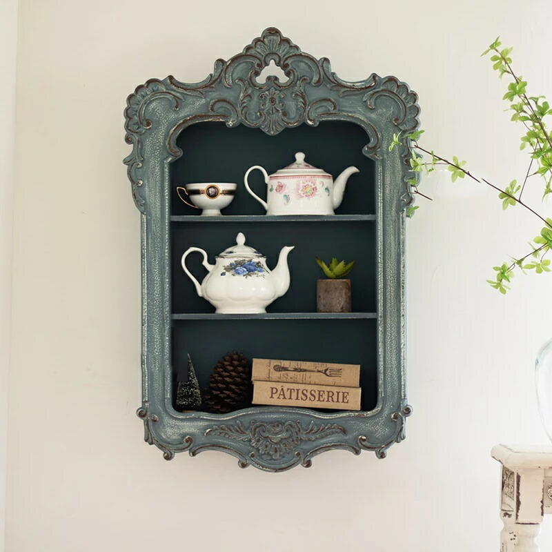 【やスレなど】 ガーデニング ウォールデコレーションウッドヴィンテージシャドウボックスシェルフシャビーシック Wall Decor Wood