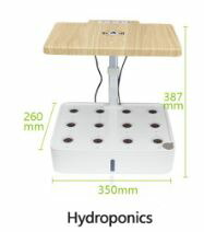 栽培キット 室内 おもしろ かわいい プレゼント おしゃれ 水耕栽培 木目調 ホワイト白色 Us Plug Hydroponics 送料無料 輸入品 家庭菜園 プランター デスク ライト スタンド 卓上 ランプ 種や土の付属なし Mergertraininginstitute Com