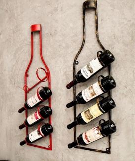 壁面ビン保持者 ボトル幸 ブドウ酒 ワインラック おしゃれ ボトルラック ワイン 彩り 紅い 貨物輸送無料 インポート科目 飾り付け Formmachile Cl