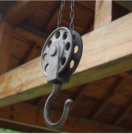 アイアン フック アイアンフック アンティーク風 オシャレ オブジェ 飾り 10x2 5x38cm 大 A チェーンフック 送料無料 並行輸入品 鋳鉄 アイアン ガーデン 門 入り口 入口 ポーチ ドア 装飾 Opendu17 Fr