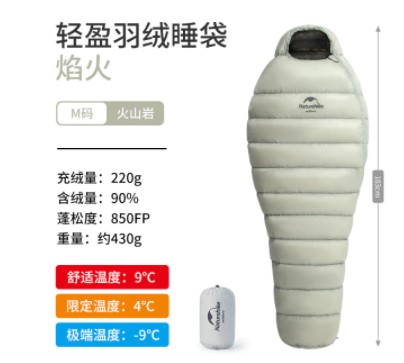 楽天市場】【Naturehike】 マミー型 寝袋 CW300 超軽量 高級 グース