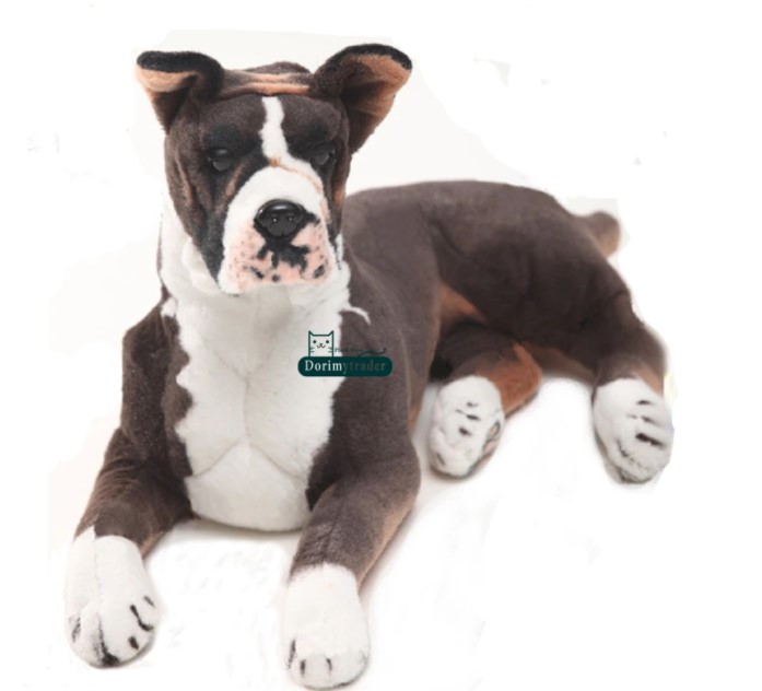 特大 犬 ぬいぐるみ 大きい アニマル 動物 クッション ボクサー犬/約80cm [送料無料 輸入品] リアル ぬいぐるみ トリックギフト インテリア 雑貨 装飾｜Vivito通販 -輸入雑貨と生活用品-