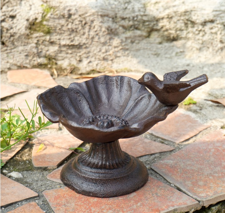 楽天市場】バードフィーダー アイアン スタンド 小鳥 水浴び